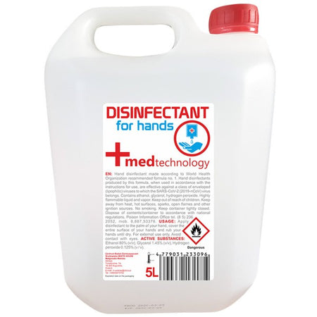 Liquido Igienizzante Per Sanificatore 5l Elimina Germi E Batteri Disinfettante