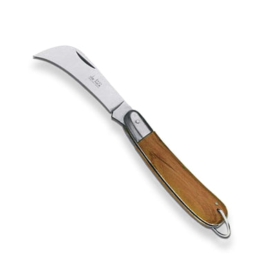 Coltello Roncoletta con lama in Acciaio Inox e manico in legno da 19 cm Fai da te/Utensili elettrici e a mano/Attrezzi da giardinaggio/Coltelli da giardino La Zappa - Altamura, Commerciovirtuoso.it