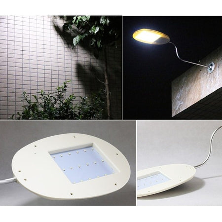 Luce 18 Led Smd Pannello Solare Ricaricabile Da Giardino Per Esterno Con Staffa Illuminazione/Illuminazione per esterni/Lampade da parete Trade Shop italia - Napoli, Commerciovirtuoso.it