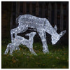Decorazione natalizia Renna e cucciolo con cristalli 230 led da esterno h 72 cm Casa e cucina/Decorazioni per interni/Addobbi e decorazioni per ricorrenze/Decorazioni natalizie/Oggettistica MagiediNatale.it - Altamura, Commerciovirtuoso.it