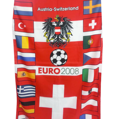 Bandiera Verticale Celebrativa Euro 2008 in Austria E Svizzera 100 X 150cm Sport e tempo libero/Fan Shop/Calcio/Bandiere e gagliardetti Il Distintivo - Pesaro, Commerciovirtuoso.it