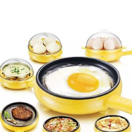 Magic Pot Egg Pentola Magica Cuoci Uova Sode Vapore Doppio Strato Mini Fornello