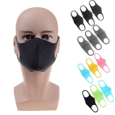 Maschera Antipolvere Respiratore Batteri Polvere 3 Mascherine Per Adulti