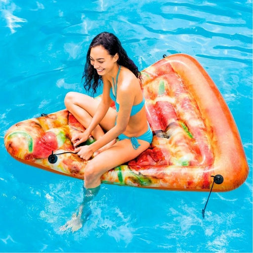 Materassino Gonfiabile Stampa Realistica Pizza Intex Mare Piscina