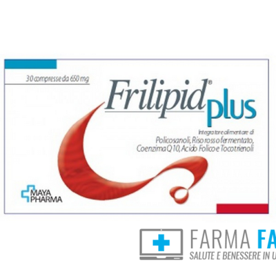 Maya Pharma Srl Frilipid Plus 30Cpr Salute e cura della persona/Vitamine minerali e integratori/Singole vitamine/Multivitamine FarmaFabs - Ercolano, Commerciovirtuoso.it