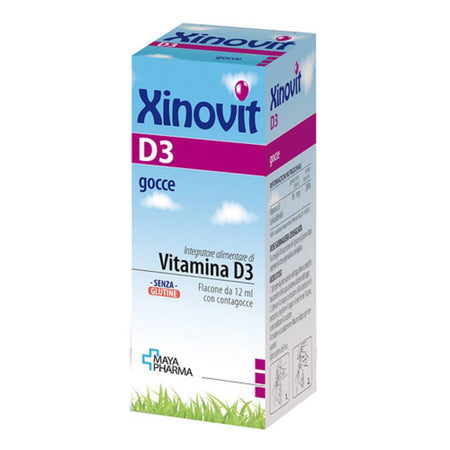 Maya Pharma Srl Xinovit D3 Gocce 12Ml Salute e cura della persona/Vitamine minerali e integratori/Singole vitamine/Multivitamine FarmaFabs - Ercolano, Commerciovirtuoso.it