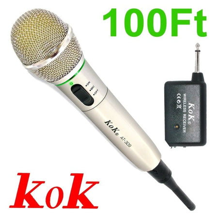 Microfono Wireless E Con Cavo Filo 2 In 1 Per Karaoke Cantare 309