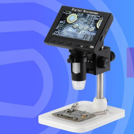 Microscopio Elettronico Digitale Usb Ingrandimento Zoom 1000x Regolabile 8  Led 