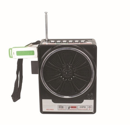 Mini Cassa Speacker Portatile Con Radio Fm Porta Usb Lettore Sd Mp3 Audio Musica