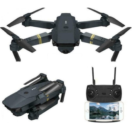 Mini Drone Pieghevole Con Telecomando Fotocamera Video 1080p 720p Full Hd Sky-97