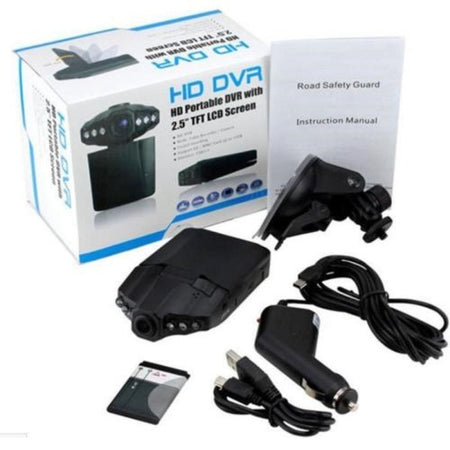 Mini Dvr Telecamera Videoregistratore Auto Hd Monitor Lcd 2.5" Video 6 Led