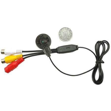 Mini Micro Telecamera Camera Microfono Cam Spia Spy 8led Cmos Audio Video