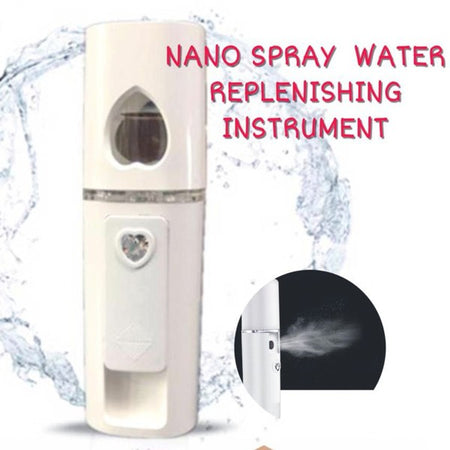 Mini Vaporizzatore Facciale Viso Nebulizzatore Portatile Spray Idratante Sauna