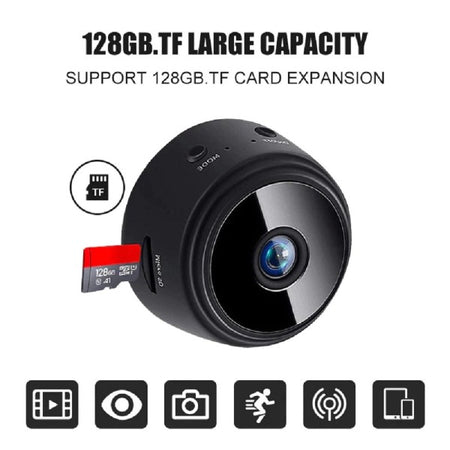 Mini Webcam Telecamera Multiuso Indoor Ip Ricaricabile Hd Smart Life Wifi Q-hq36