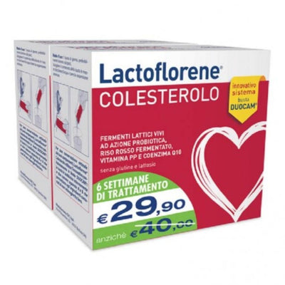 Montefarmaco Otc Spa Lactoflorene Colesterolo Bipacco Salute e cura della persona/Vitamine minerali e integratori/Singole vitamine/Multivitamine FarmaFabs - Ercolano, Commerciovirtuoso.it