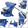 Morsa Da Banco Girevole 5 125 Mm Incudine Professionale In Ghisa E Acciaio