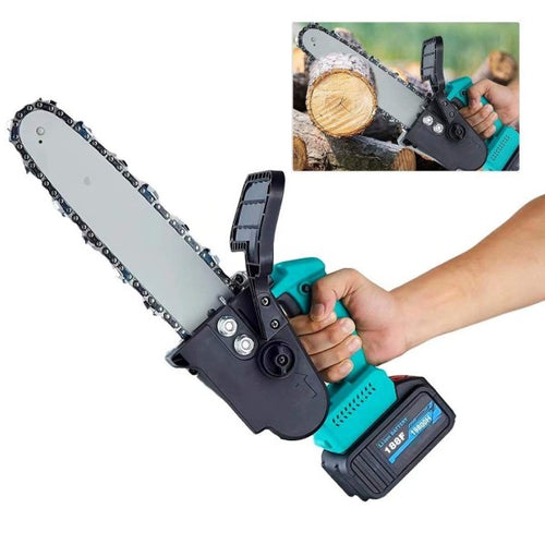 Motosega Elettrica A Batterie A Litio 21v Da 12 Per Potatura Rami Alberi Piante