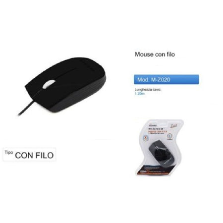 Mouse Da Gioco Gaming Per Computer Pc Portatile Con Filo Usb 1.2 Metri M-z020