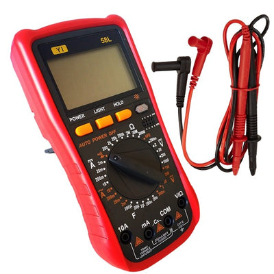 Multimetro Tester Digitale Professionale Volt Ampere Farad Puntali Yi-58l