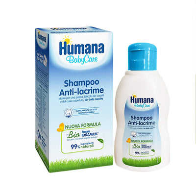 HUMANA Baby Care Shampoo Anti-Lacrime Bio 200 ml Shampoo per Bambini Biologico 99% di ingredienti naturali Igiene Sanitaria Gioia del Bimbo - Villa San Giovanni, Commerciovirtuoso.it