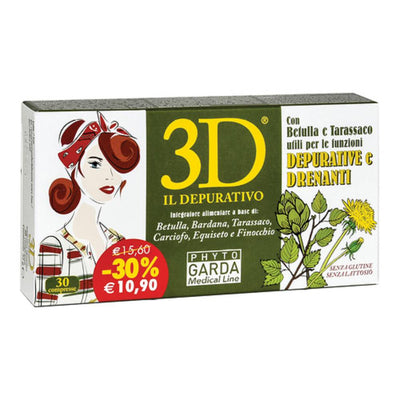 Named Srl 3D Il Depurativo 30Cpr Salute e cura della persona/Alimentazione e nutrizione/Prodotti dimagranti e perdita di peso/Integratori/Diuretici FarmaFabs - Ercolano, Commerciovirtuoso.it