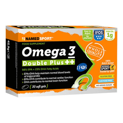 Namedsport Srl Omega 3 Double Plus++ 30Soft G Salute e cura della persona/Vitamine minerali e integratori/Singole vitamine/Multivitamine FarmaFabs - Ercolano, Commerciovirtuoso.it