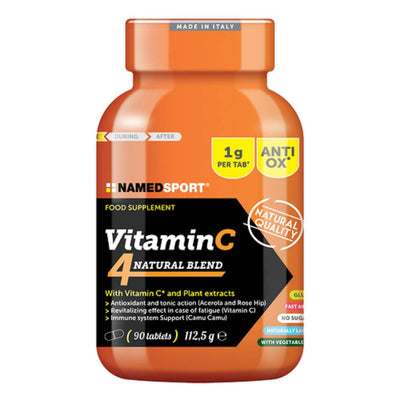 Namedsport Srl Vitamin C 4Natural Blend 90Cpr Salute e cura della persona/Vitamine minerali e integratori/Singole vitamine/Multivitamine FarmaFabs - Ercolano, Commerciovirtuoso.it