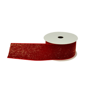 Nastro in tessuto Rosso con Glitter 40 mm x 2,7 mt per decorazioni e confezioni natalizie Casa e cucina/Hobby creativi/Cucito/Tessuti MagiediNatale.it - Altamura, Commerciovirtuoso.it