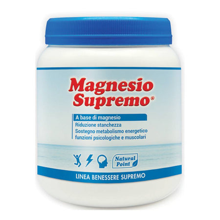 Natural Point Srl Magnesio Supremo 300G Salute e cura della persona/Vitamine minerali e integratori/Singole vitamine/Multivitamine FarmaFabs - Ercolano, Commerciovirtuoso.it