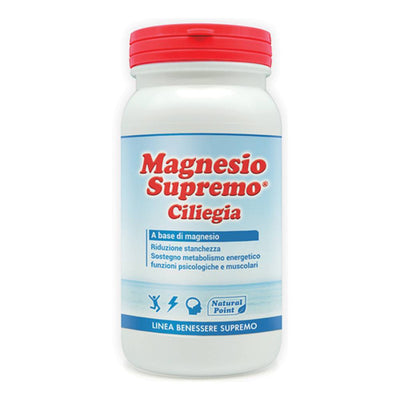 Natural Point Srl Magnesio Supremo Ciliegia 150G Salute e cura della persona/Vitamine minerali e integratori/Singole vitamine/Multivitamine FarmaFabs - Ercolano, Commerciovirtuoso.it
