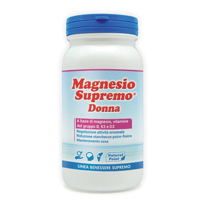 Natural Point Srl Magnesio Supremo Donna 150G Salute e cura della persona/Vitamine minerali e integratori/Singole vitamine/Multivitamine FarmaFabs - Ercolano, Commerciovirtuoso.it