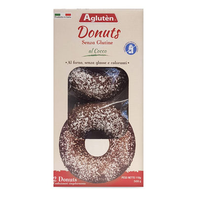 Nove Alpi Srl Agluten Donuts Cocco 110G Alimentari e cura della casa/Snack dolci e salati/Biscotti/Biscotti per la colazione FarmaFabs - Ercolano, Commerciovirtuoso.it