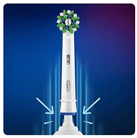 Oral-B CrossAction Testine di Ricambio per Spazzolino Elettrico con  Tecnologia CleanMaximiser Confezione da 5 Pezzi 