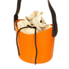 O Bag Secchiello Borsa Donna Scocca Arancione Sacca Beige Borsa a Spalla con Tracolla Arancione Moda/Donna/Borse/Borse a spalla Liquidator Italia - Nicosia, Commerciovirtuoso.it