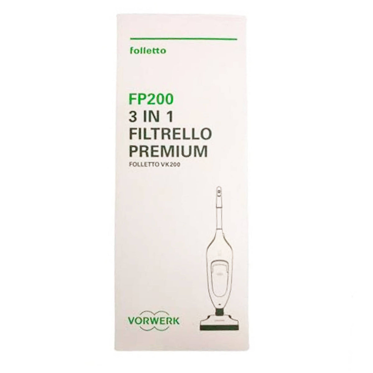 Filtrello Premium Fp200 Sacchetti Per Folletto Modello Vk 200 Vk