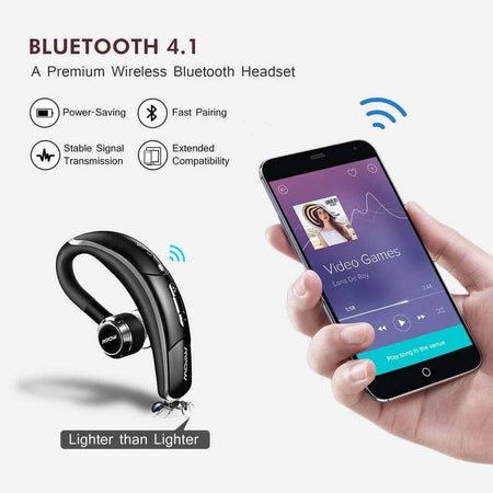 Auricolare Bluetooth Mpow Bh028a Crescent Auricolare Con Microfono Cvc6.0 Wireless Batteria Lunga Durata Elettronica/Cuffie auricolari e accessori/Cuffie/Cuffie In-Ear MFP Store - Bovolone, Commerciovirtuoso.it