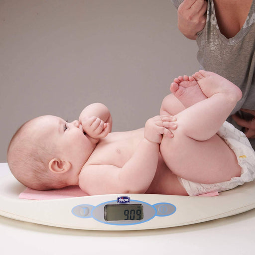 Chicco Bilancia Digitale per Neonati e Bambini da 30g a 20kg, Segue la  Crescita del Bambino,
