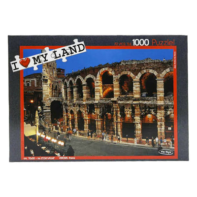 Puzzle 1000 Pz Puzzele Arena Di Verona Fin-Toys I Love My Land 70x50 cm Giochi e giocattoli/Puzzle/Puzzle classici Liquidator Italia - Nicosia, Commerciovirtuoso.it