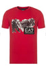 EMPORIO ARMANI T-Shirt Uomo 100% Cotone Maglia Maniche Corte Girocollo Rossa con Sampa Armani T-Shirt EMPORIO ARMANI Euforia - Bronte, Commerciovirtuoso.it