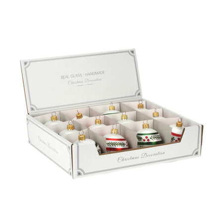 Palline per albero di natale in vetro Verde e Rosso "Berries" Fasciate Casa e cucina/Decorazioni per interni/Addobbi e decorazioni per ricorrenze/Decorazioni natalizie/Addobbi e decorazioni/Palle e palline MagiediNatale.it - Altamura, Commerciovirtuoso.it