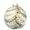 Pallina Laurie per albero di Natale in vetro decorate color Bianco Perlato Casa e cucina/Decorazioni per interni/Addobbi e decorazioni per ricorrenze/Decorazioni natalizie/Addobbi e decorazioni/Palle e palline MagiediNatale.it - Altamura, Commerciovirtuoso.it