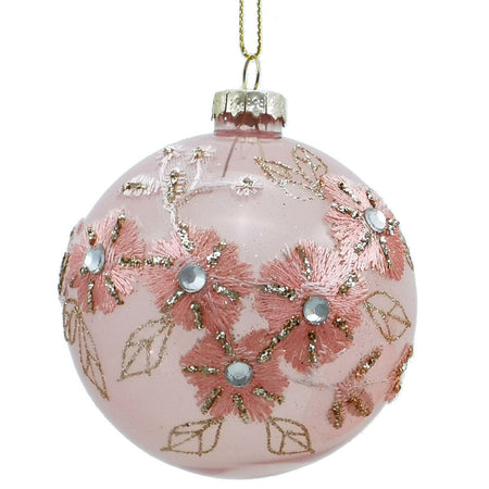 Palline in vetro "Con Fiori Rosa" per albero di Natale moderno ed elegante 9 sfere da ø 10 cm Casa e cucina/Decorazioni per interni/Addobbi e decorazioni per ricorrenze/Decorazioni natalizie/Addobbi e decorazioni/Palle e palline MagiediNatale.it - Altamura, Commerciovirtuoso.it
