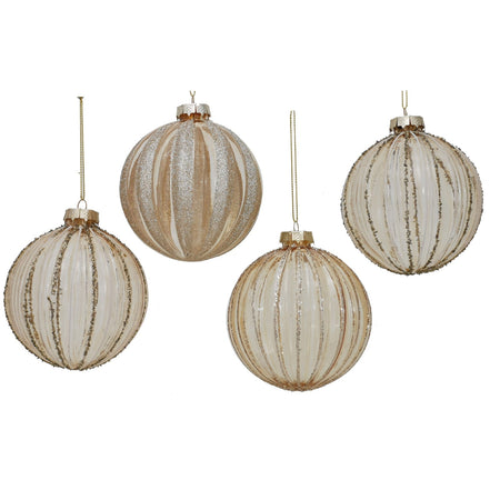 Palline in vetro "Oro A Strisce" per albero di Natale moderno 9 sfere da ø 10 cm Casa e cucina/Decorazioni per interni/Addobbi e decorazioni per ricorrenze/Decorazioni natalizie/Addobbi e decorazioni/Palle e palline MagiediNatale.it - Altamura, Commerciovirtuoso.it