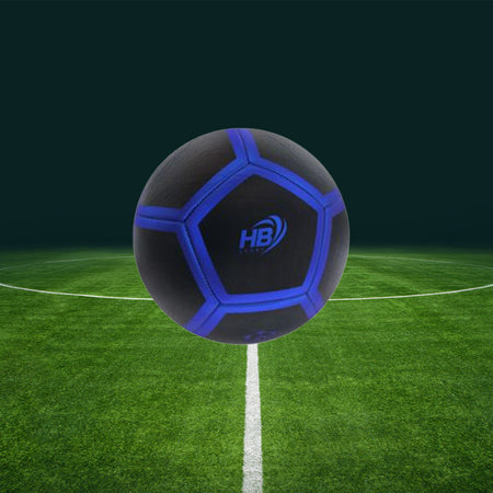 Pallone Palla Da Calcio Blu E Nero Calcetto Misura 21 Cm Allenamento Gara 06564