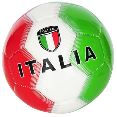 Pallone Palla Da Calcio Football Italia Bandiera Italiana Misura 5 Ufficiale
