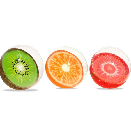 Pallone Spiaggia Fruit Palla Gonfiabile Forma Frutta Kiwi Arancia Fragola Mare