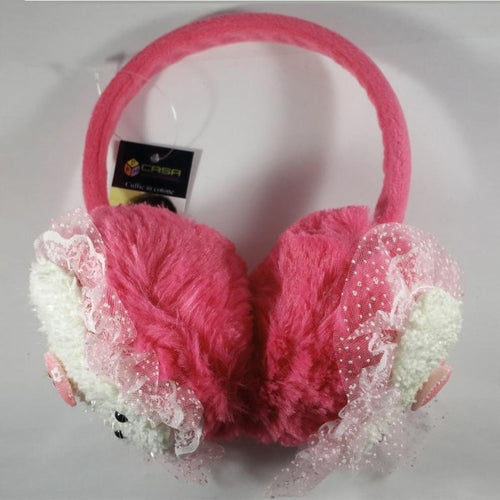 Paraorecchie Rosa Corallo Coniglietto Orecchie Vento Freddo Imbottite Ragazze Moda/Bambine e ragazze/Accessori/Paraorecchie Trade Shop italia - Napoli, Commerciovirtuoso.it