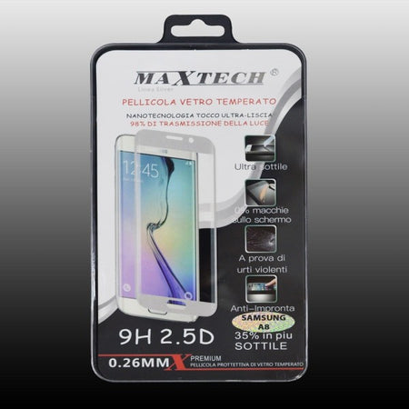Pellicola Protettiva Display Vetro Temperato Per Samsung Galaxy A8 Maxtech P-sam A8