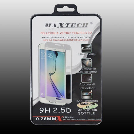 Pellicola Protettiva In Vetro Temperato Per Samsung Galaxy E7 Maxtech P-sam E7