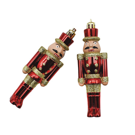 Pendagli "Schiaccianoci" decorazione per albero di natale da 12,5 cm, set da 2 pezzi Casa e cucina/Decorazioni per interni/Addobbi e decorazioni per ricorrenze/Decorazioni natalizie/Addobbi e decorazioni/Ciondoli e pendenti MagiediNatale.it - Altamura, Commerciovirtuoso.it